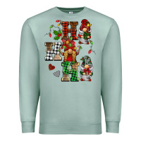 Seafoam christmas ho ho ho gnomes Premium Sweatshirt - BarkalooDesign