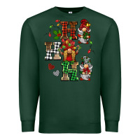 Sports Green christmas ho ho ho gnomes Premium Sweatshirt - BarkalooDesign