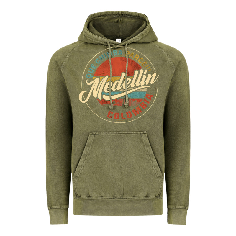 Que Chimba Parce Medellin Bandera Antioquia Colombia Paisa Vintage Hoodie by trangStudio | Teevron