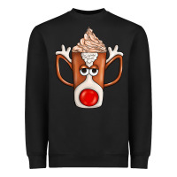Black Coffee  Animal Heavyweight Sweatshirt - CowhideDigitalArt