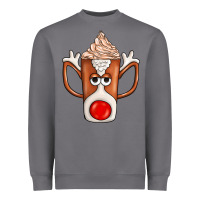 Storm Coffee  Animal Heavyweight Sweatshirt - CowhideDigitalArt