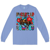 Colony Blue pucker up cowboy olivia Long Sleeve Tee - OliviaCreatesArt