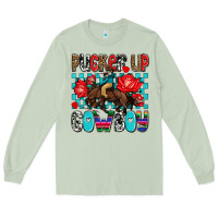 Matcha pucker up cowboy olivia Long Sleeve Tee - OliviaCreatesArt