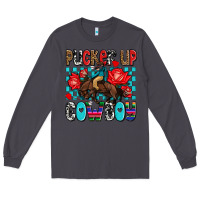 Smoke pucker up cowboy olivia Long Sleeve Tee - OliviaCreatesArt