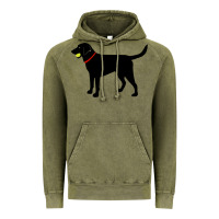 Vintage Olive Labrador Retriever Fetch, Black Lab Play Ball Vintage Hoodie - trangStudio