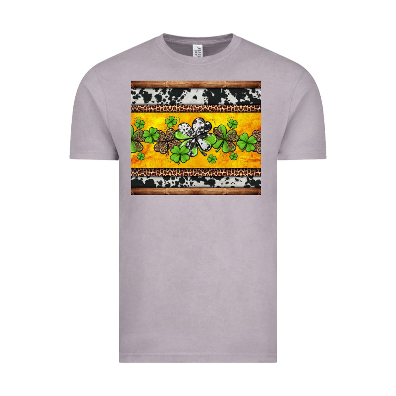 St Patricks Day Western Shamrock Vintage Tee by Jasminsmagicworld | Teevron