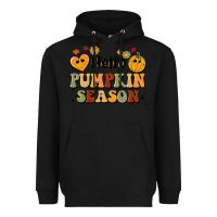 Black hello pumpkin season Heavyweight Hoodie - BarkalooDesign