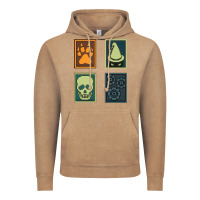 Vintage Coffee Inscryption Psychological Horror Card Categories Game Halloween Scary  Vintage Hoodie - trangStudio