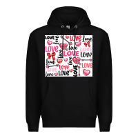 Black love Premium Hoodie - LillyAllenDesigns