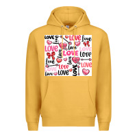 Mustard love Premium Hoodie - LillyAllenDesigns