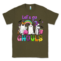 Army Green Let's go ghouls Classic Tee - NancyCooperArtShop