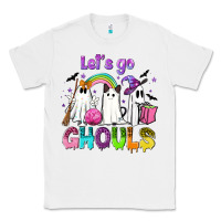 White Let's go ghouls Classic Tee - NancyCooperArtShop