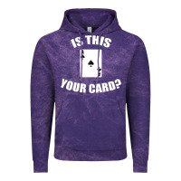 Cloud Purple Cool Magician Is This Your Card Illusionist Vintage Hoodie - trangStudio