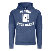 Vintage Denim Cool Magician Is This Your Card Illusionist Vintage Hoodie - trangStudio