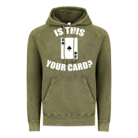 Vintage Olive Cool Magician Is This Your Card Illusionist Vintage Hoodie - trangStudio