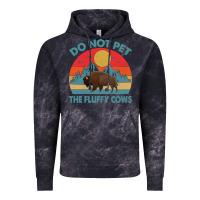 Cloud Black Do Not Pet The Fluffy Cows Vintage Vintage Hoodie - trangStudio