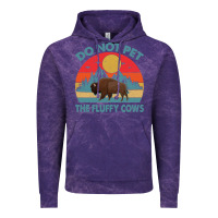 Cloud Purple Do Not Pet The Fluffy Cows Vintage Vintage Hoodie - trangStudio