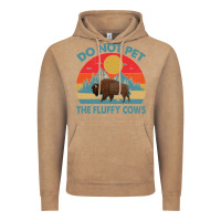 Vintage Coffee Do Not Pet The Fluffy Cows Vintage Vintage Hoodie - trangStudio