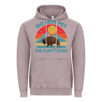 Vintage Zinc Do Not Pet The Fluffy Cows Vintage Vintage Hoodie - trangStudio