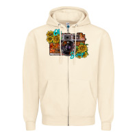 Sandshell oh snap Zipper Hoodie - RacoonDesign