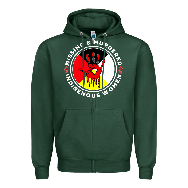 Mmiw Missing & Murdered Indigenous Women Medicine Wheel Mmiw Zipper Hoodie by trangStudio | Teevron