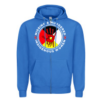 True Royal MMIW Missing & Murdered Indigenous Women Medicine wheel mmiw Zipper Hoodie - trangStudio