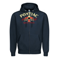 Navy Pontiac 1967   Classic Look style  14265 Zipper Hoodie - trangStudio