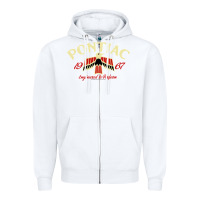 White Pontiac 1967   Classic Look style  14265 Zipper Hoodie - trangStudio