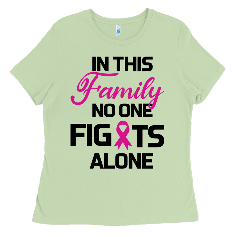 In This Family No One Fights Alone Ladies Tee by Bettercallsaul | Teevron