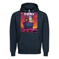 Navy Dead End Paranormal gift Park Zipper Hoodie - trangStudio