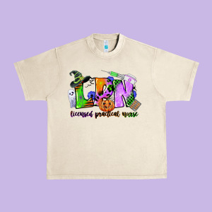Lpn Licensed Practical Nurse Urban Heavy Tee Designed By Cowgirlartshop