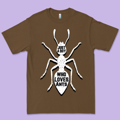 Just A Boy Who Loves Ants Premium Tee Designed By Bettercallsaul