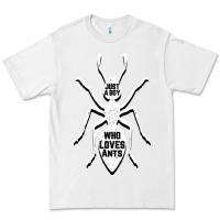 White Just A Boy Who Loves Ants Premium Tee - Bettercallsaul