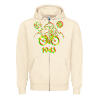 Sandshell Bicycle Day 1943 LSD Acid Hofmann Trip Zipper Hoodie - trangStudio