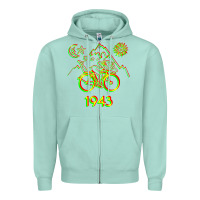 Seafoam Bicycle Day 1943 LSD Acid Hofmann Trip Zipper Hoodie - trangStudio