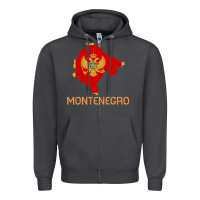 Smoke Montenegrin Flag  Montenegro Zipper Hoodie - trangStudio