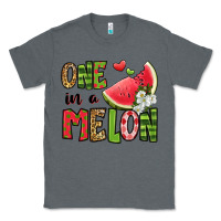Charcoal Heather one in a melon watermelon Classic Tee - Jasminsmagicworld