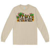 Mushroom Cactus Cowhide Sunflower Mama and Mini Set Long Sleeve Tee - Jasminsmagicworld
