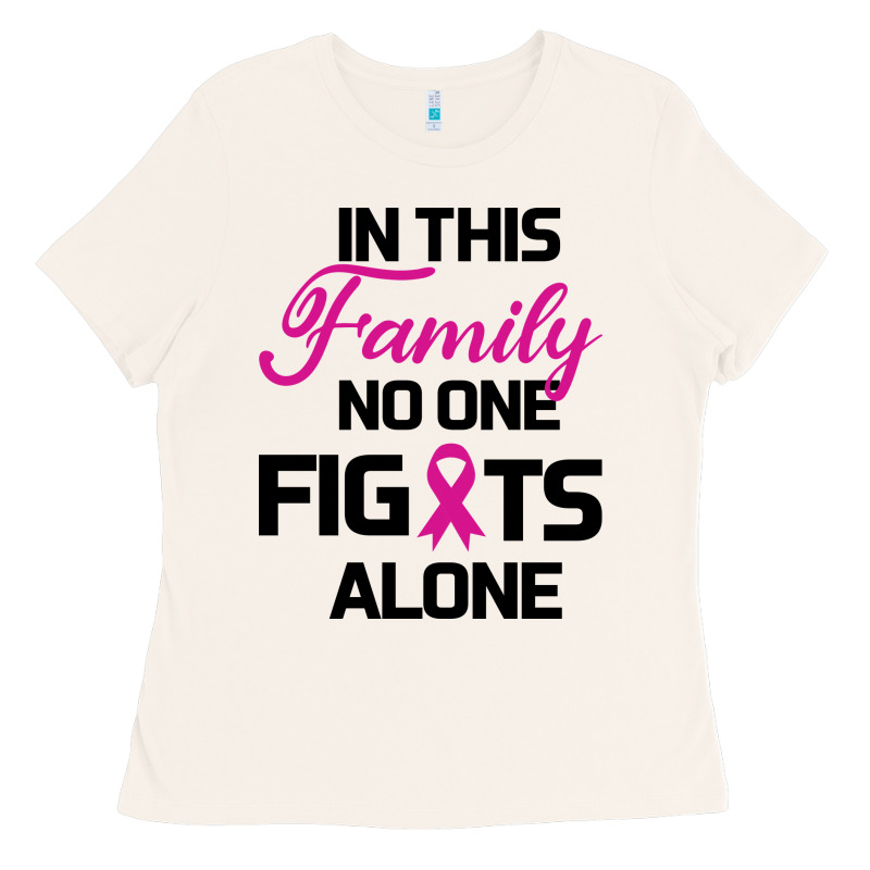 In This Family No One Fights Alone Ladies Tee by Bettercallsaul | Teevron