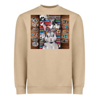 Mushroom happy easter Heavyweight Sweatshirt - CowhideDigitalArt