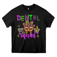 Black dental squad mardi gras teeth Heavy Core Tee - Jasminsmagicworld