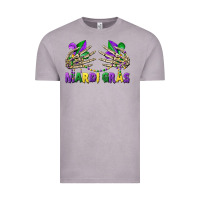 Mardi Gras Skeleton Hands Vintage Tee | Teevron