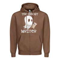 Chestnut ghost writer ghoul author halloween trick or treat novelist t shirt Zipper Hoodie - trangStudio