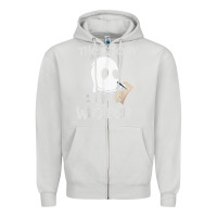 Dove Grey ghost writer ghoul author halloween trick or treat novelist t shirt Zipper Hoodie - trangStudio