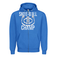 True Royal Distressed Skeeball - Skee-ball Champ - Traveling Carnival Zipper Hoodie - trangStudio