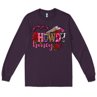 Plum howdy honey rose olivia Long Sleeve Tee - OliviaCreatesArt