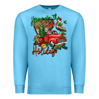 Ocean Blue home for the holidays louisiana Premium Sweatshirt - BarkalooDesign