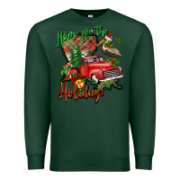 Sports Green home for the holidays louisiana Premium Sweatshirt - BarkalooDesign