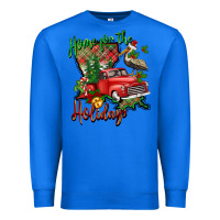 True Royal home for the holidays louisiana Premium Sweatshirt - BarkalooDesign