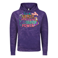 Cloud Purple I'm a Nurse what's your superpower Vintage Hoodie - CowGirlArtShop